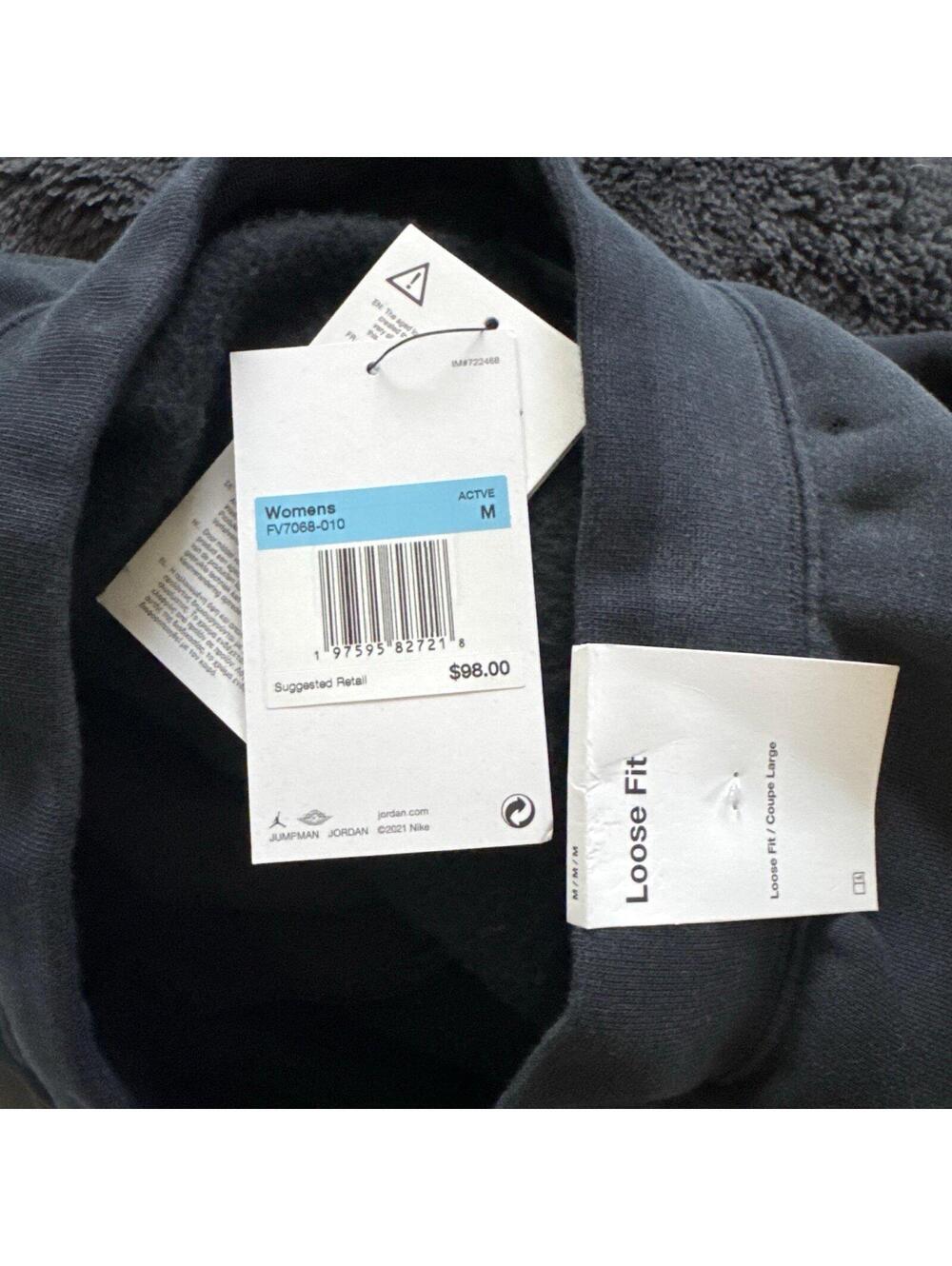 Jordan Flight Fleece High Waist Sweatpants In Black size M - Picture 6 of 6